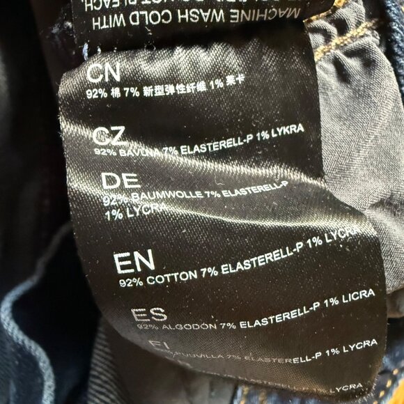 Kuhl Mens 34x32 Blue Indigo Dye Dark Wash Denim Rugged Tapered Leg Rydr Jeans - Picture 11 of 16